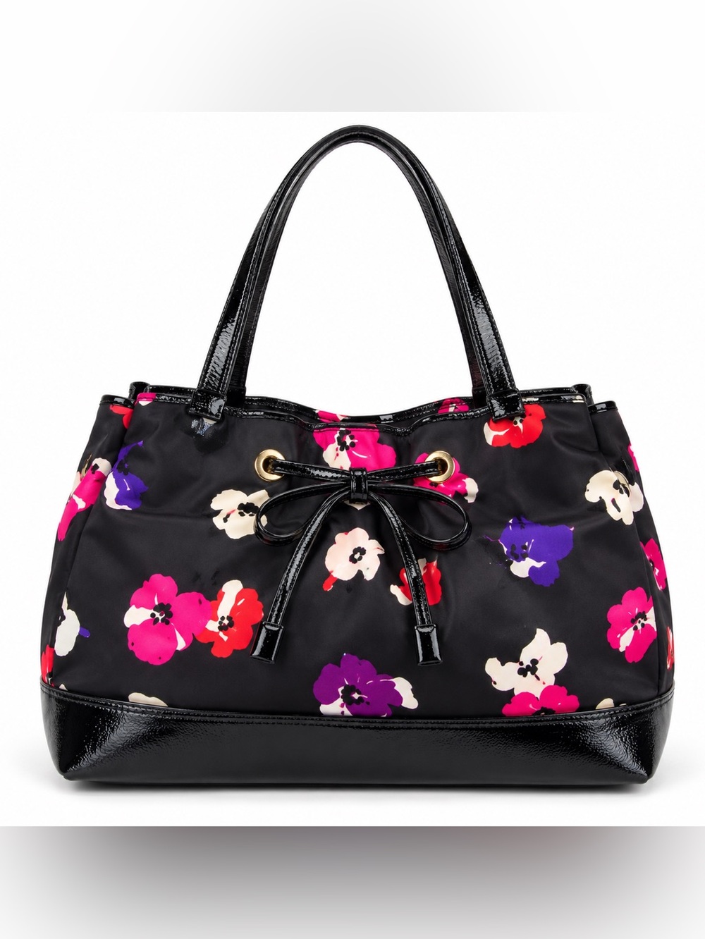 Kate Spade NY West Valley Nylon Maryanne Poppy Floral Shoulder Bag